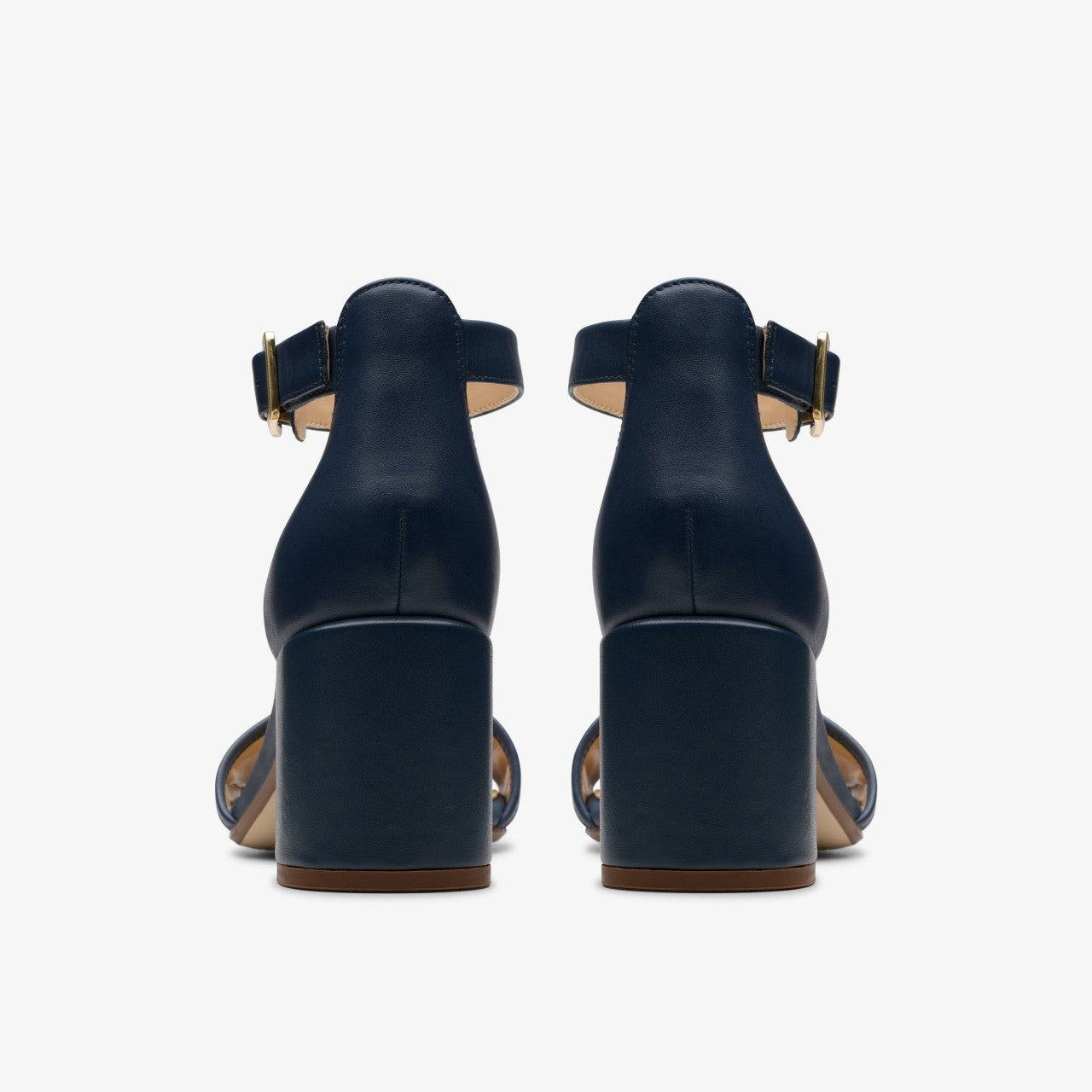 Ezoria Mae Navy Leather | Clarks outlet