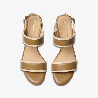 Ezoria Sling Light Tan Combination | Clarks outlet