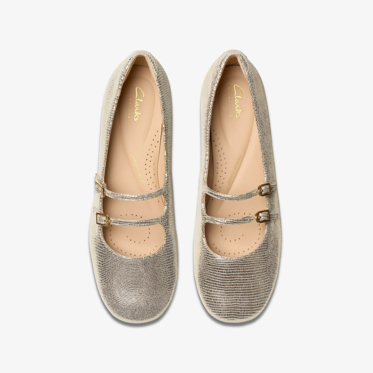 Daiss 30 Shine Champagne Interest | Clarks outlet