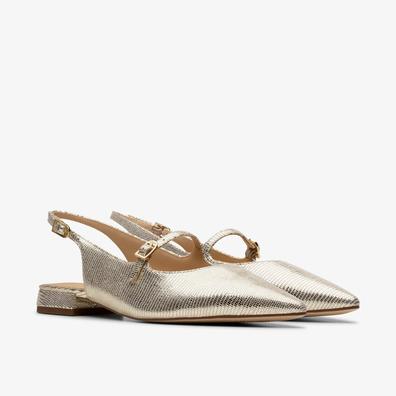 Sensa 15 Shine Champagne Interest | Clarks online