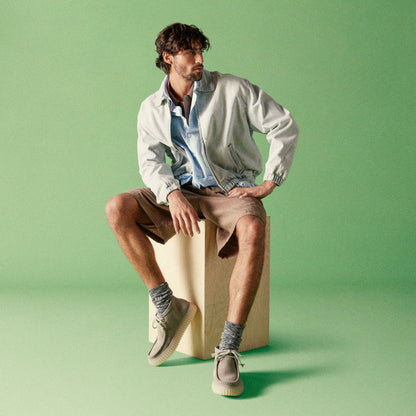 Torhill Hi Light Grey Suede | Clarks discount