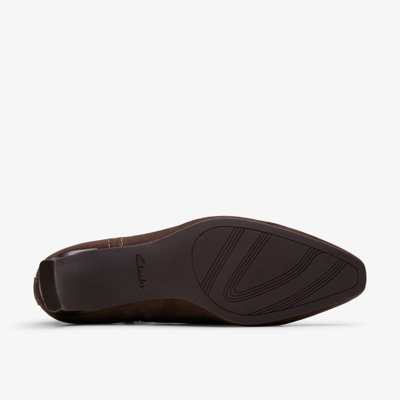 Edina Up Dark Brown Suede | Clarks online