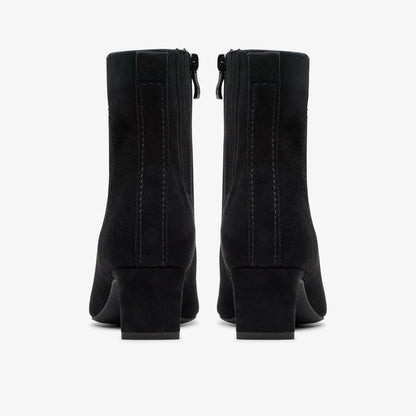Edina Up Black Suede | Clarks discount