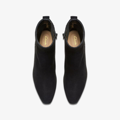 Edina Up Black Suede | Clarks discount