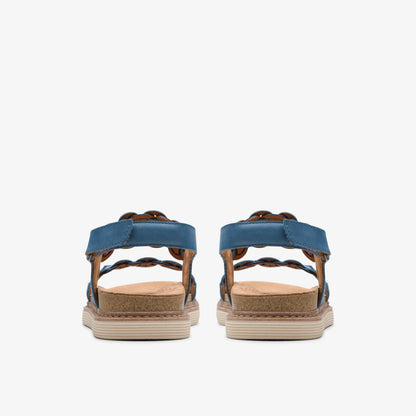 Arwell Glide Blue Combination | Clarks for sale