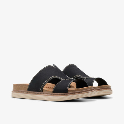 Arwell Walk Black Nubuck | Clarks on Sale