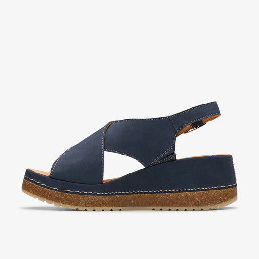 Kassanda Step Navy Nubuck | Clarks outlet