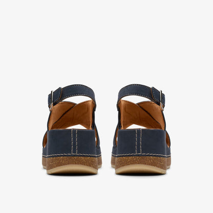 Kassanda Step Navy Nubuck | Clarks outlet