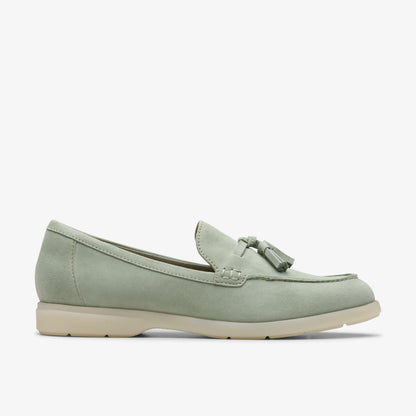 Narini Edge Light Green Suede | Clarks Sale