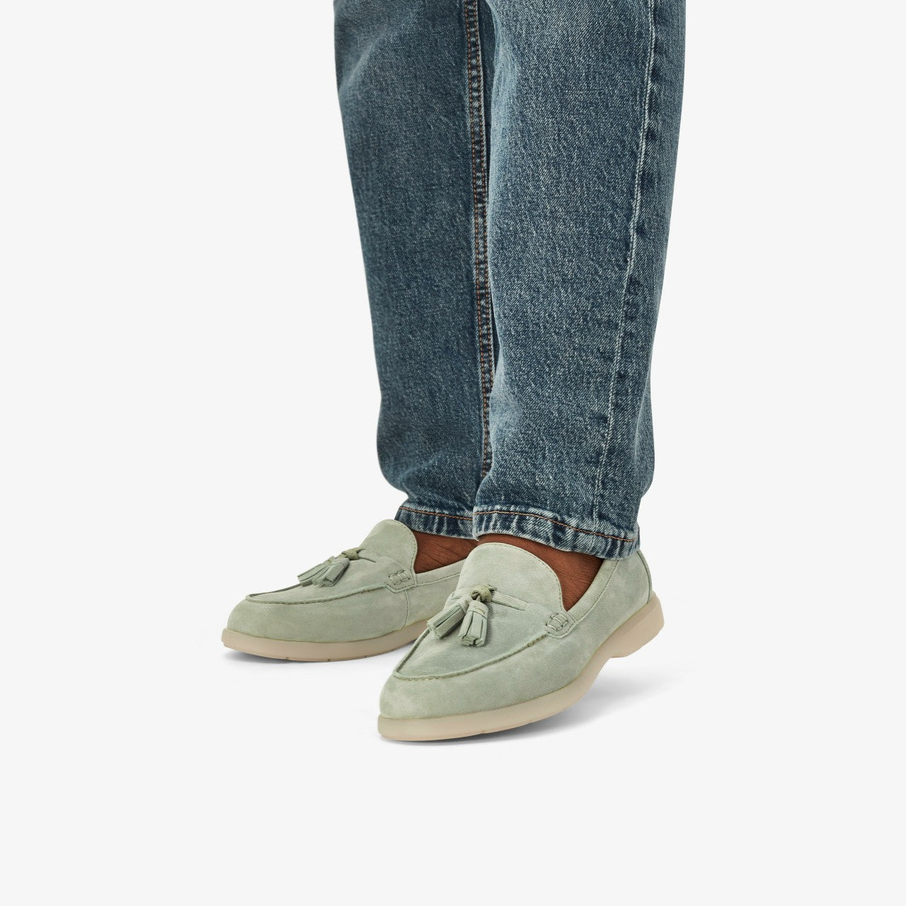Narini Edge Light Green Suede | Clarks Sale