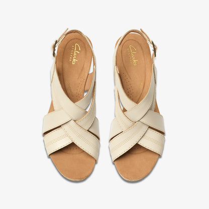 Sabina Sling Cream Leather | Clarks online