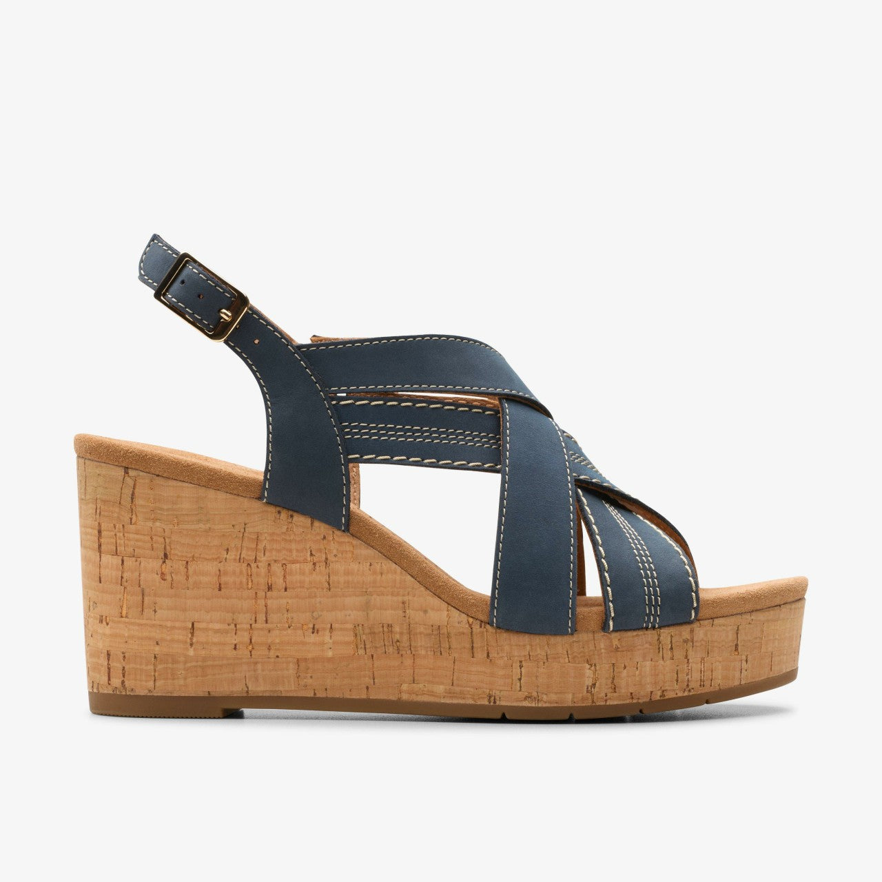 Sabina Sling Navy Nubuck | Clarks online