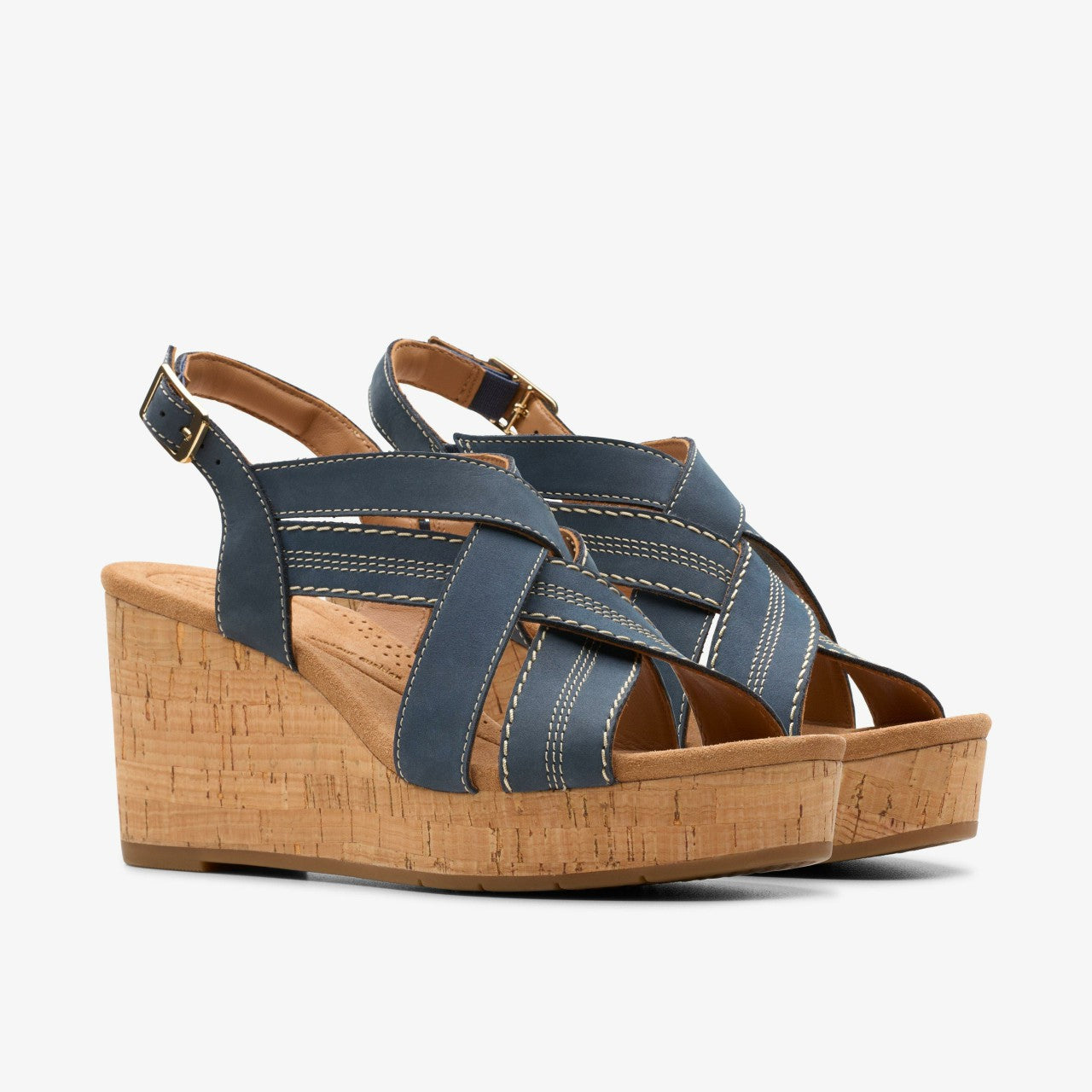 Sabina Sling Navy Nubuck | Clarks online