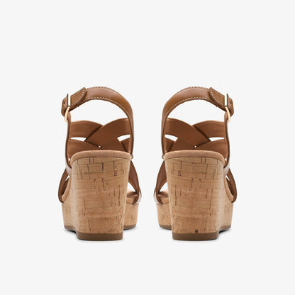 Sabina Sling Tan Leather | Clarks on Sale