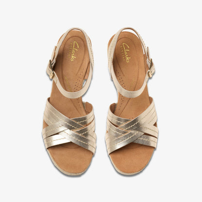 Sabina Strap Champagne | Clarks outlet