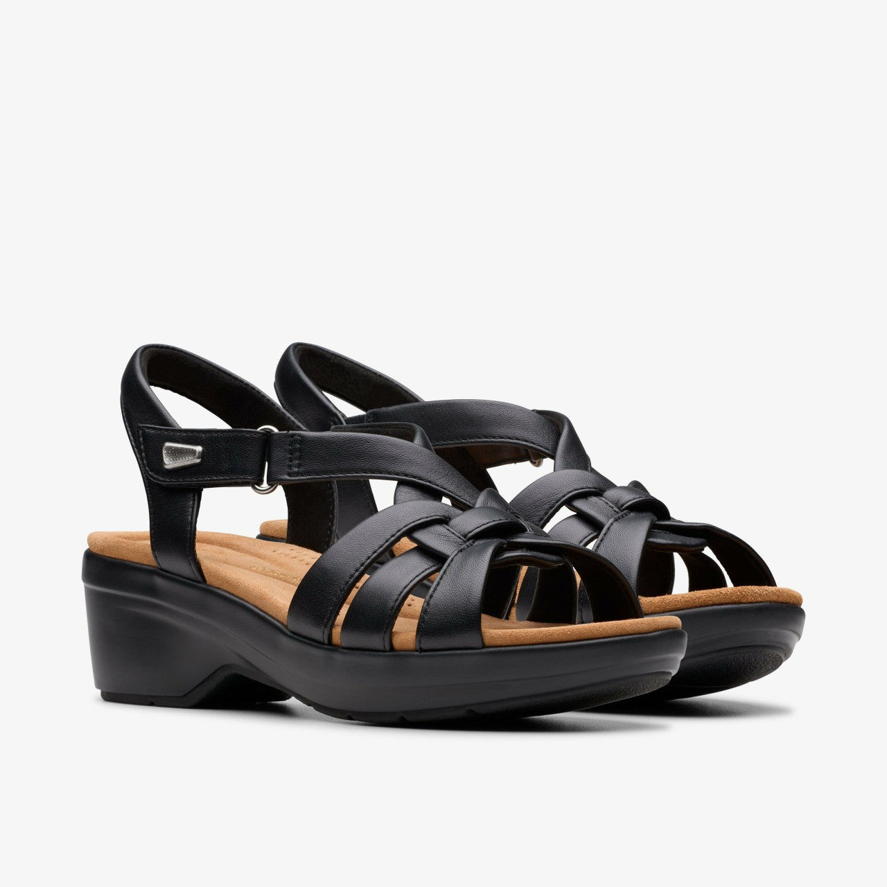 Tuleah Cross Black Leather | Clarks Sale