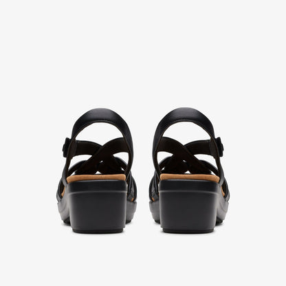 Tuleah Cross Black Leather | Clarks Sale