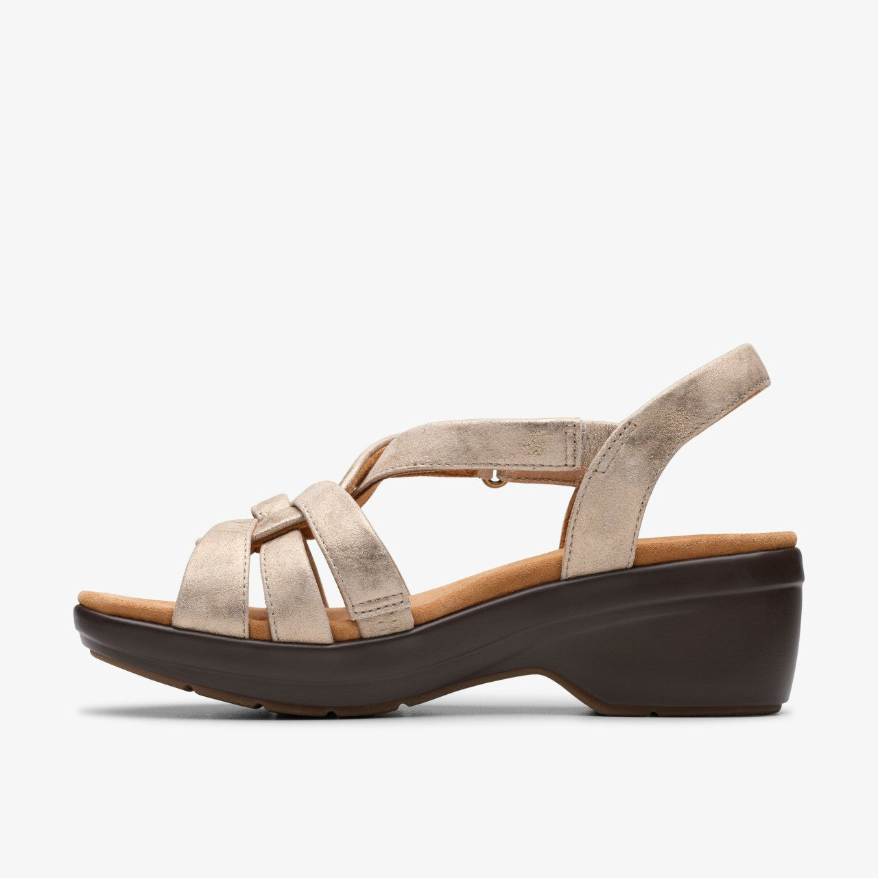 Tuleah Cross Metallic Leather | Clarks outlet