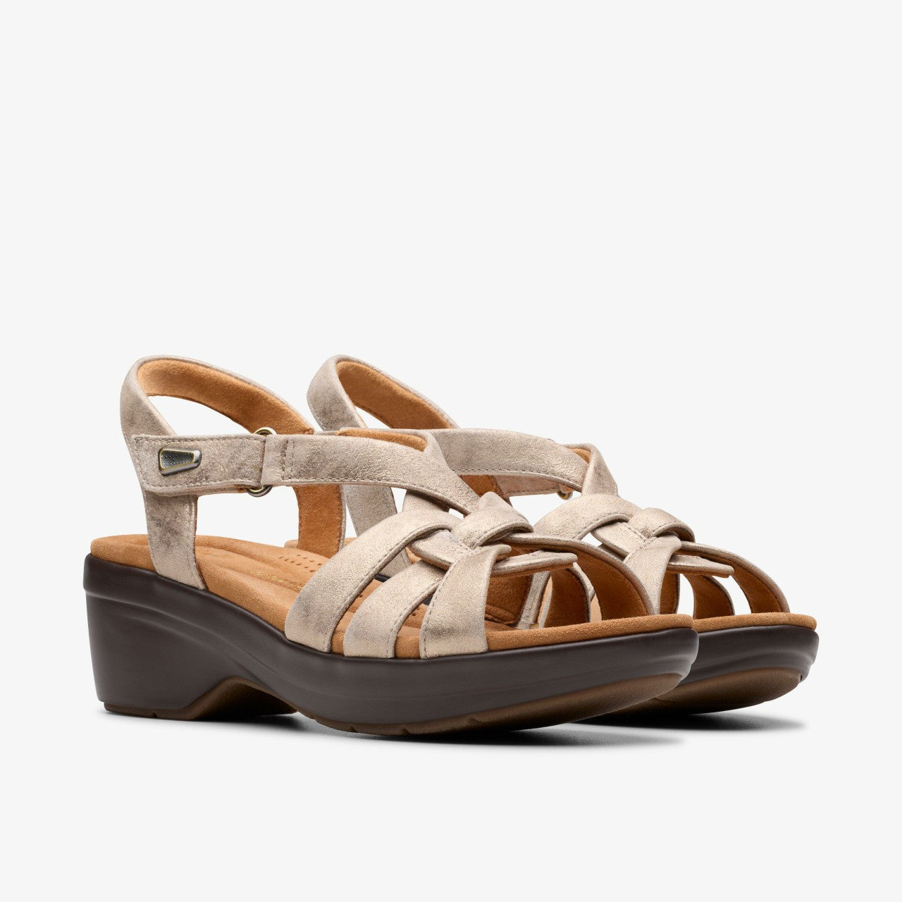 Tuleah Cross Metallic Leather | Clarks outlet