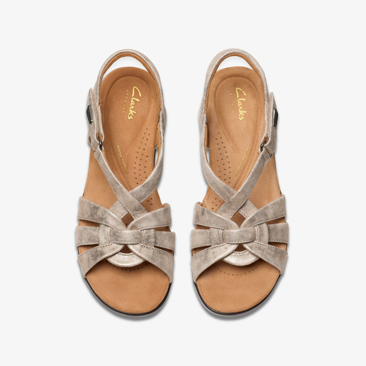 Tuleah Cross Metallic Leather | Clarks outlet