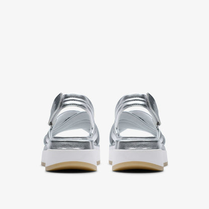Tuscan Cross Silver Leather | Clarks online