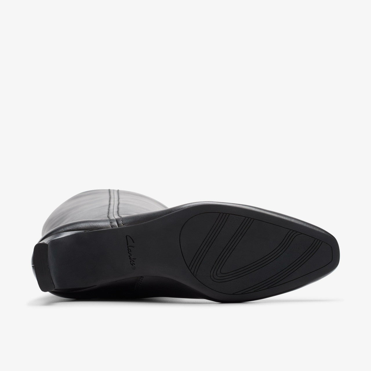 Edina Tall Black Leather | Clarks on Sale