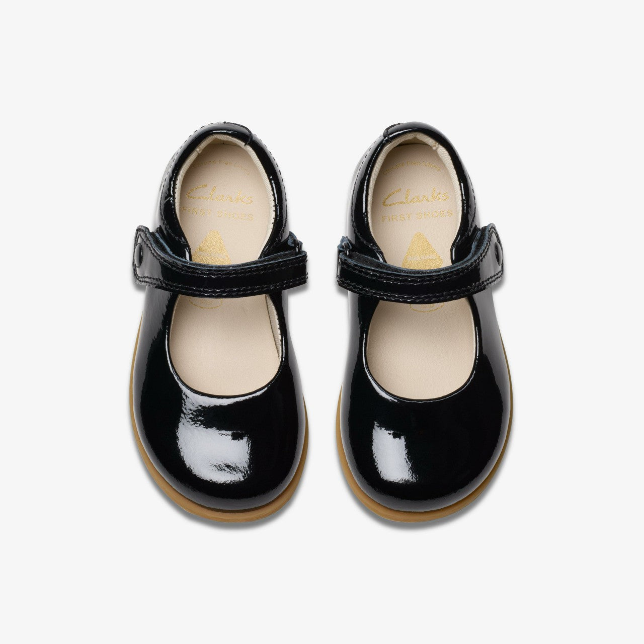 Drew Tap Toddler Black Patent | Clarks for sale