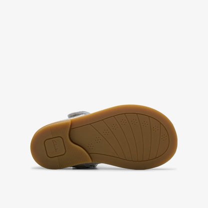 Drew Tap Toddler Silver Metallic | Clarks on Sale