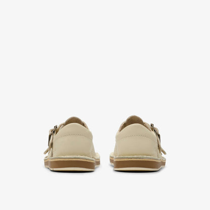 Playsun RF Toddler Off White Leather | Clarks for sale