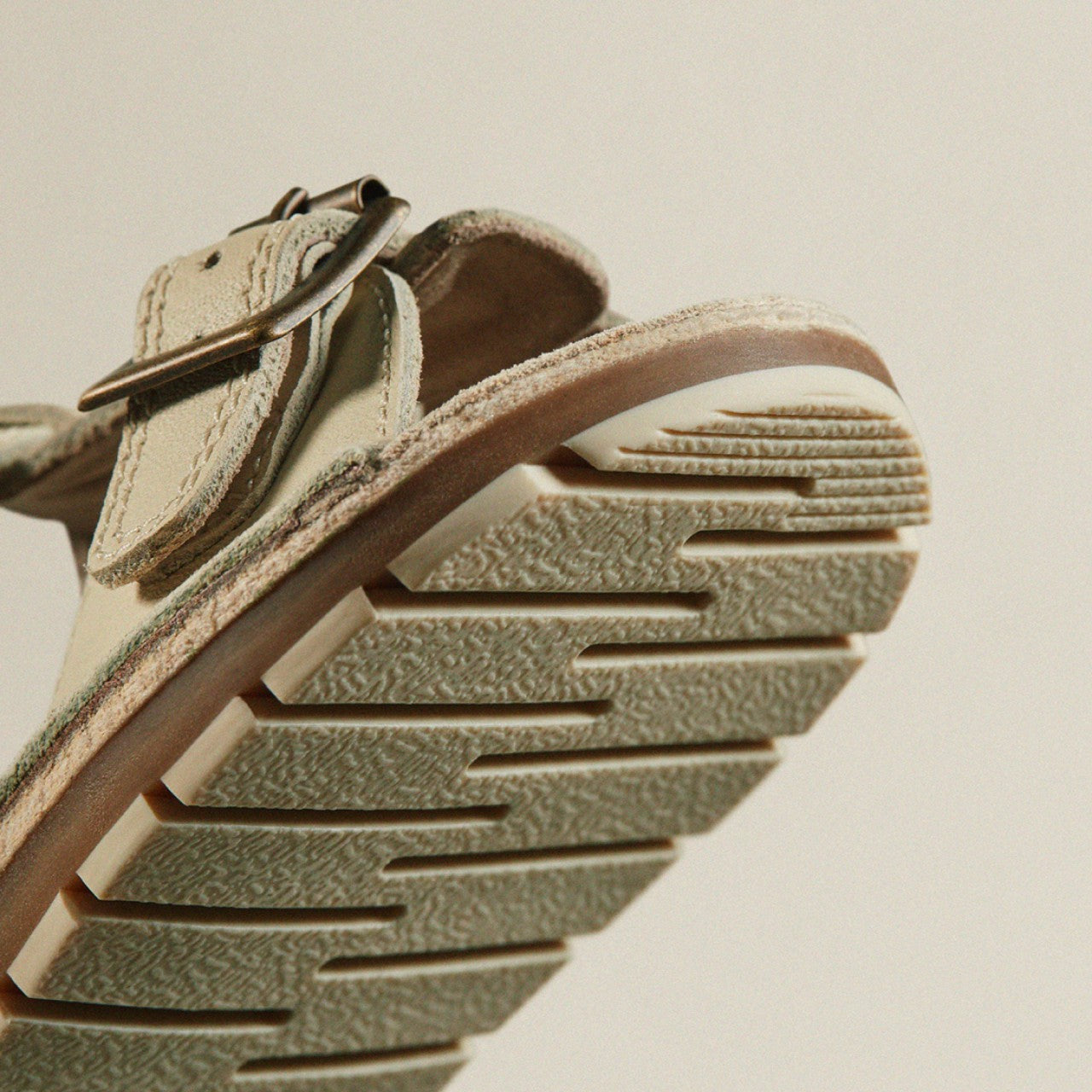 Playsun RF Toddler Off White Leather | Clarks for sale