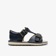 Navy Leather