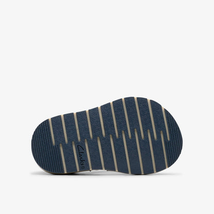 Playsun Toddler Navy Leather | Clarks outlet