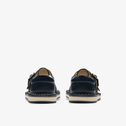 Playsun Toddler Navy Leather | Clarks outlet