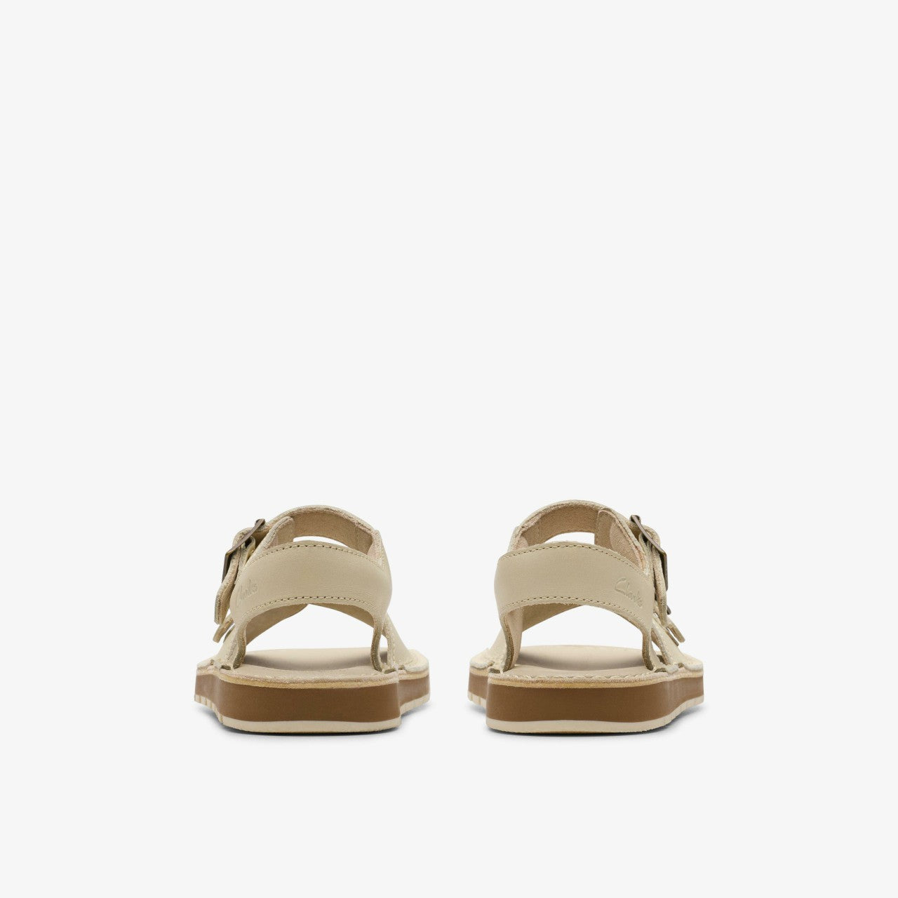 Playsun Kid Off White Leather | Clarks for sale