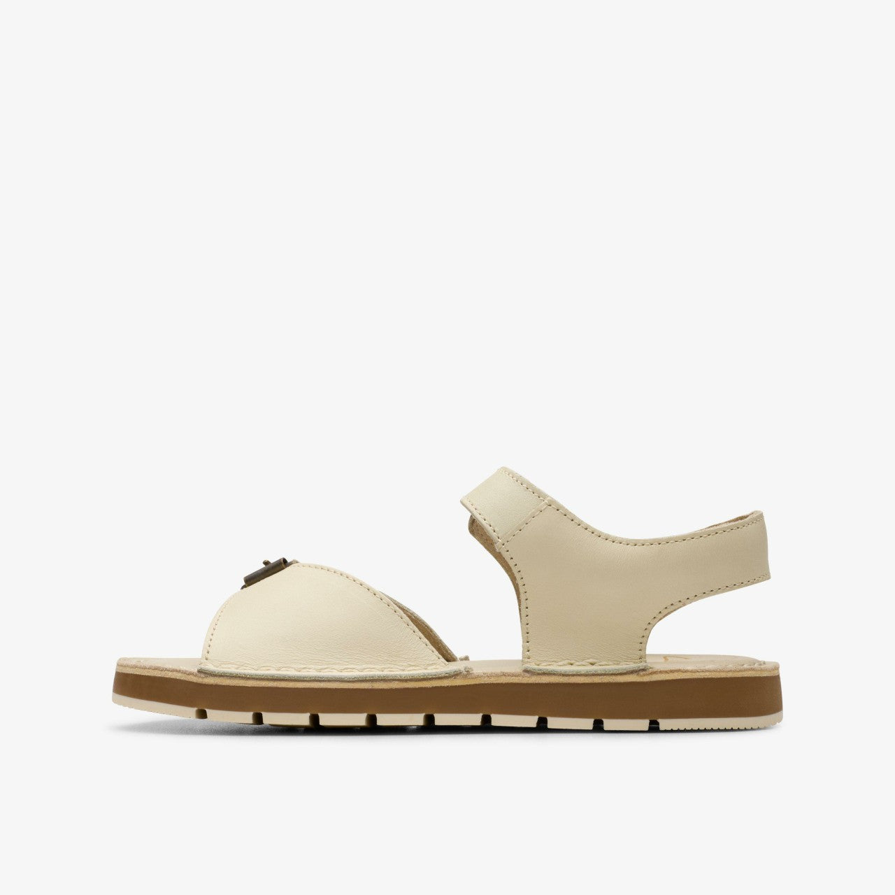 Playsun Kid Off White Leather | Clarks for sale