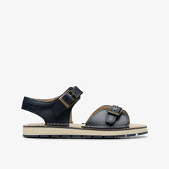 Navy Leather