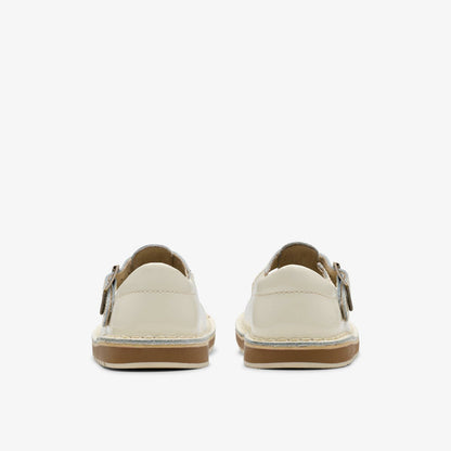 Joyful Skip Toddler White Patent | Clarks discount