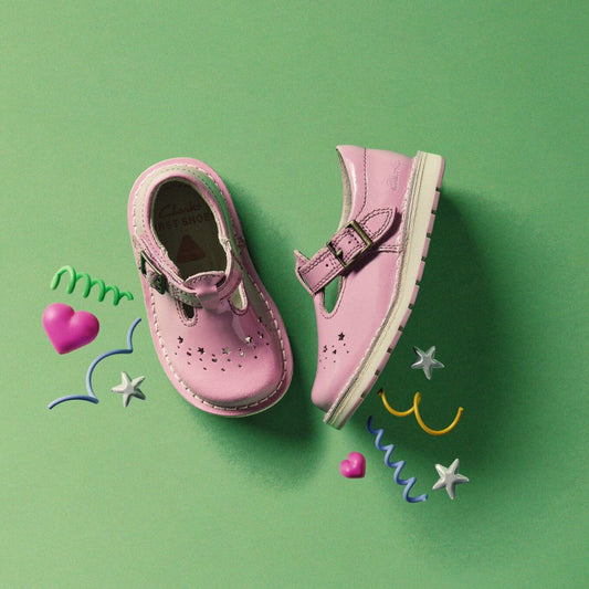 Joyful Skip Toddler Pink Patent | Clarks online