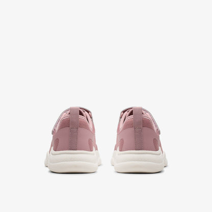 Feather Ath Kid Dusty Pink | Clarks for sale