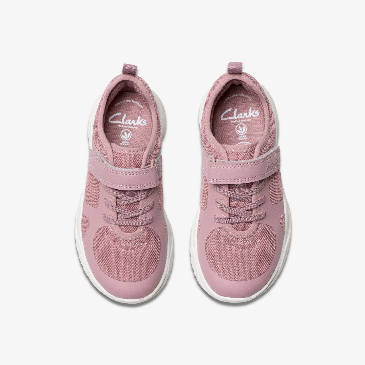 Feather Ath Kid Dusty Pink | Clarks for sale