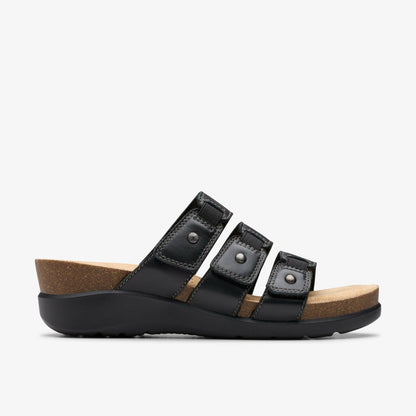 Calenne Lily Black Leather | Clarks outlet