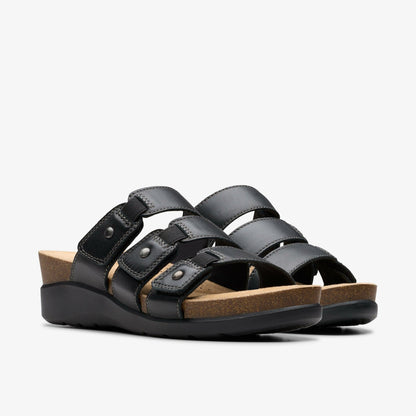 Calenne Lily Black Leather | Clarks outlet