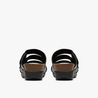 Calenne Lily Black Leather | Clarks outlet