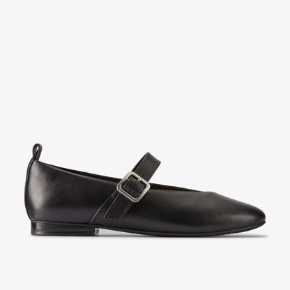 Fawna Bar Black Leather | Clarks on Sale