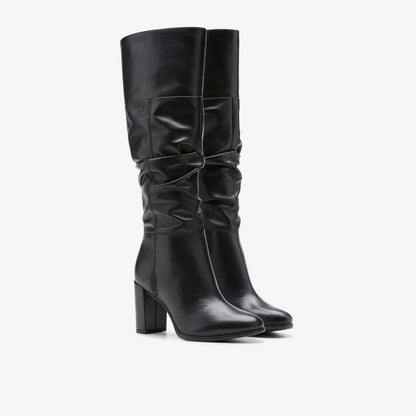 Freva 85 Slouch Black Leather | Clarks outlet