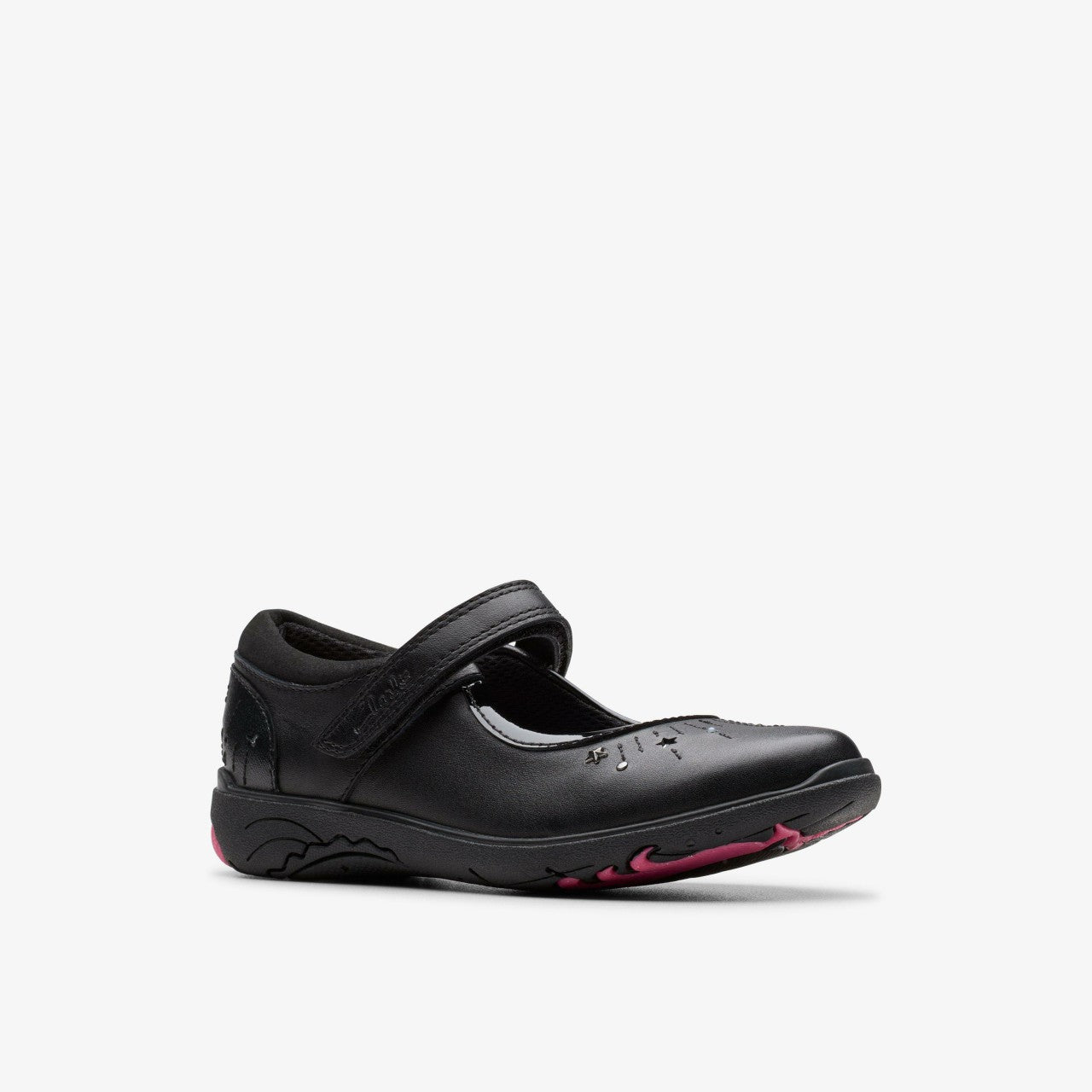 Relda Wish Kid Black Leather | Clarks outlet