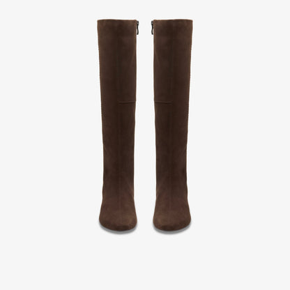 Edina Tall Dark Brown Suede | Clarks for sale
