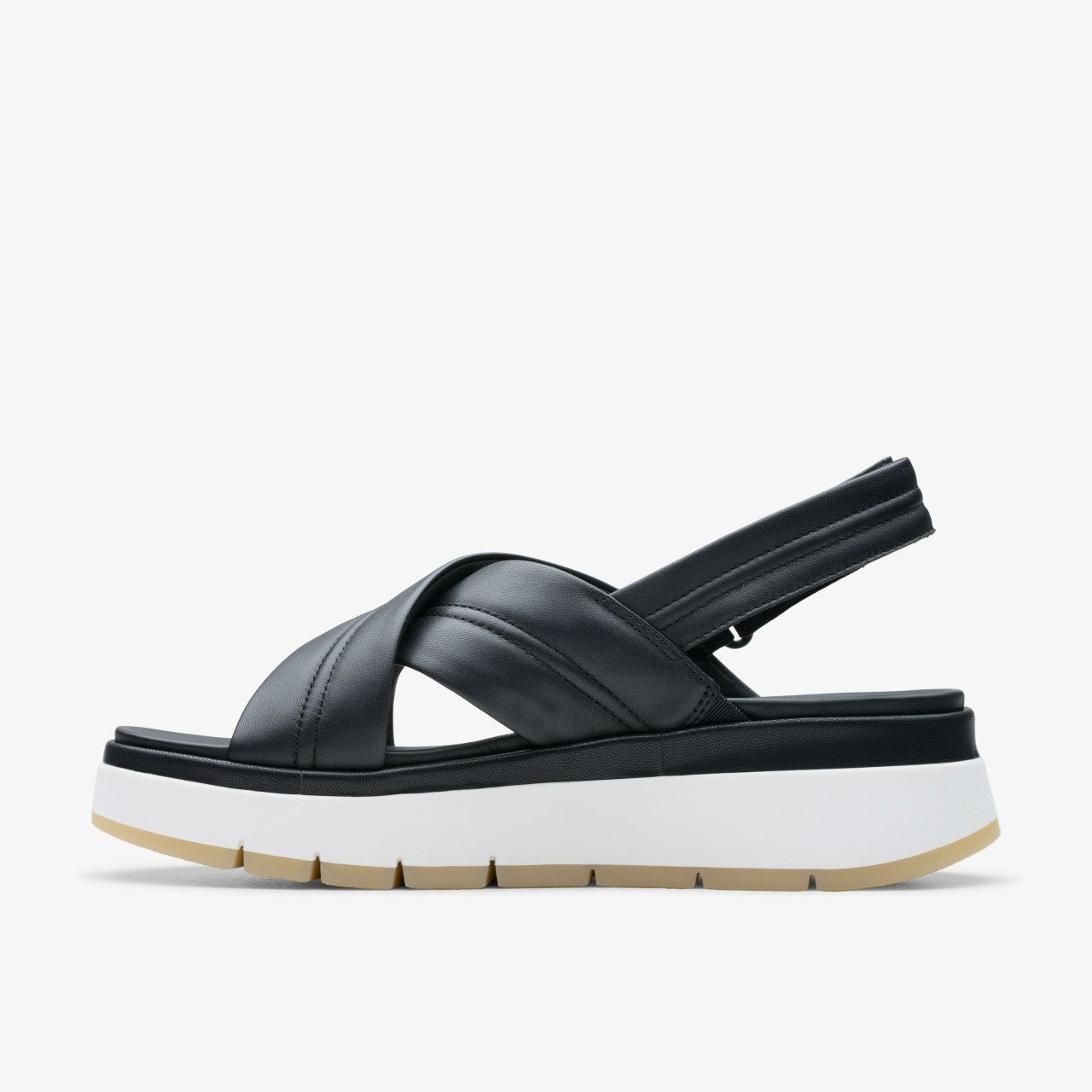 Tuscan Cross Black Leather | Clarks Sale