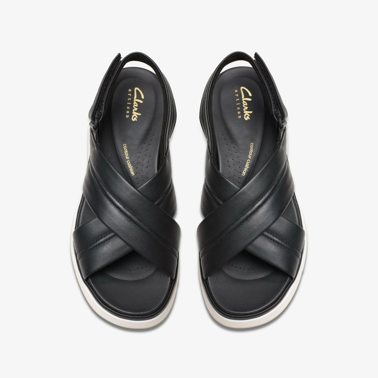 Tuscan Cross Black Leather | Clarks Sale