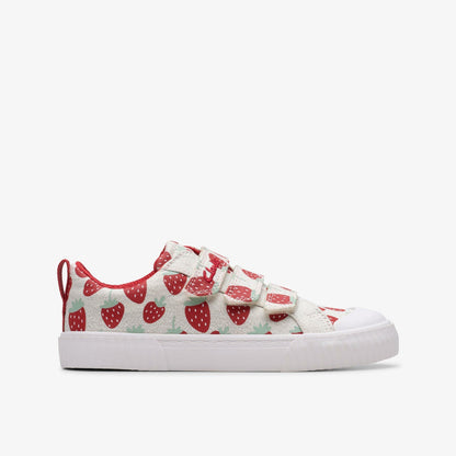 Foxing Fraise Kid Cotton Metallic | Clarks on Sale